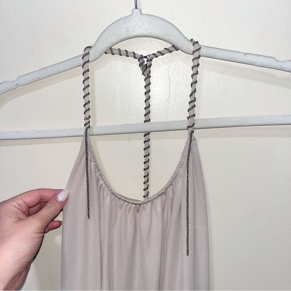 Boston Proper T-Back Dangle Chain Dress - Picture 2 of 7